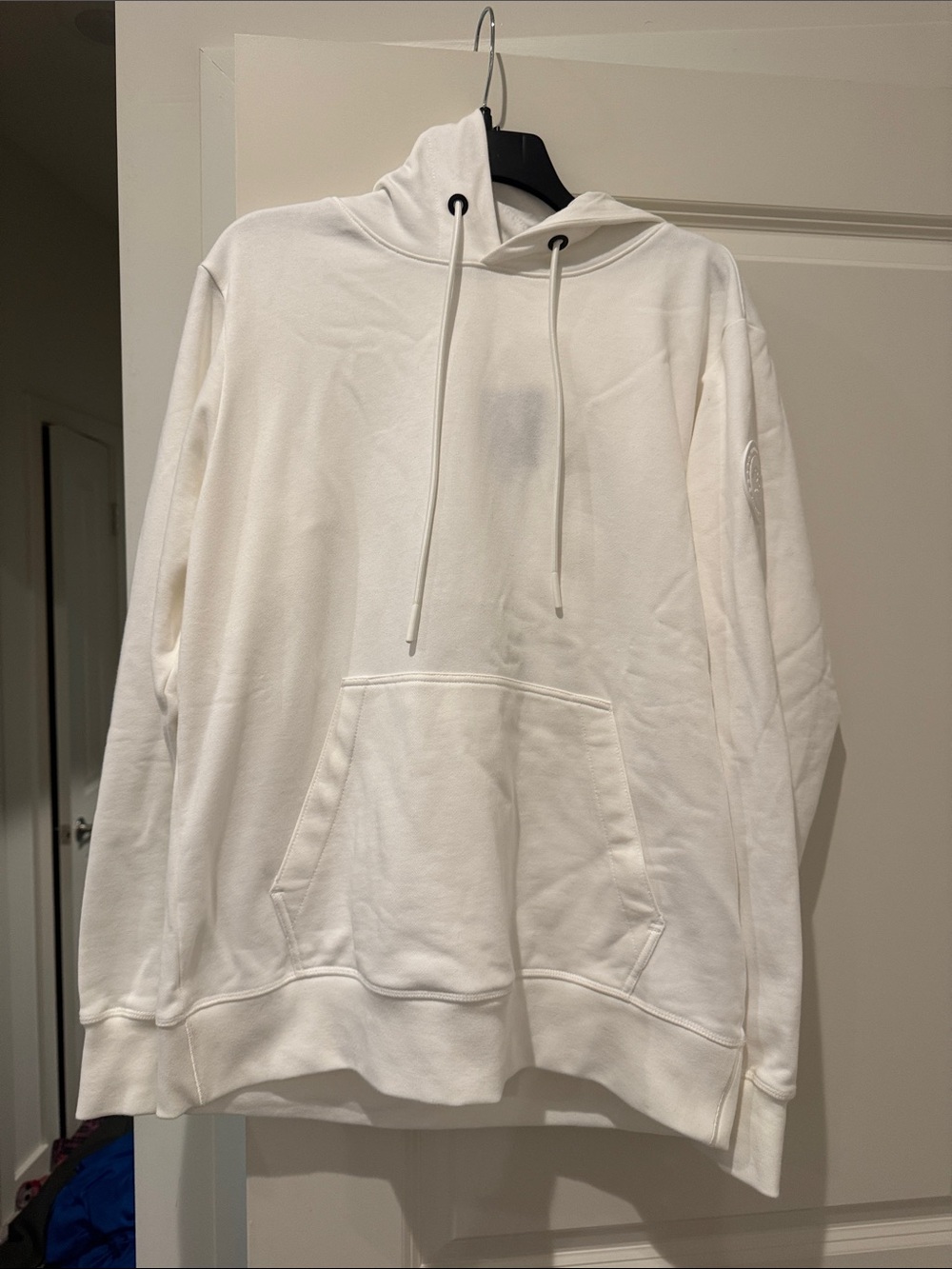 Classic White Canada Goose Hoodie Sweatshirt - Casual Pullover
